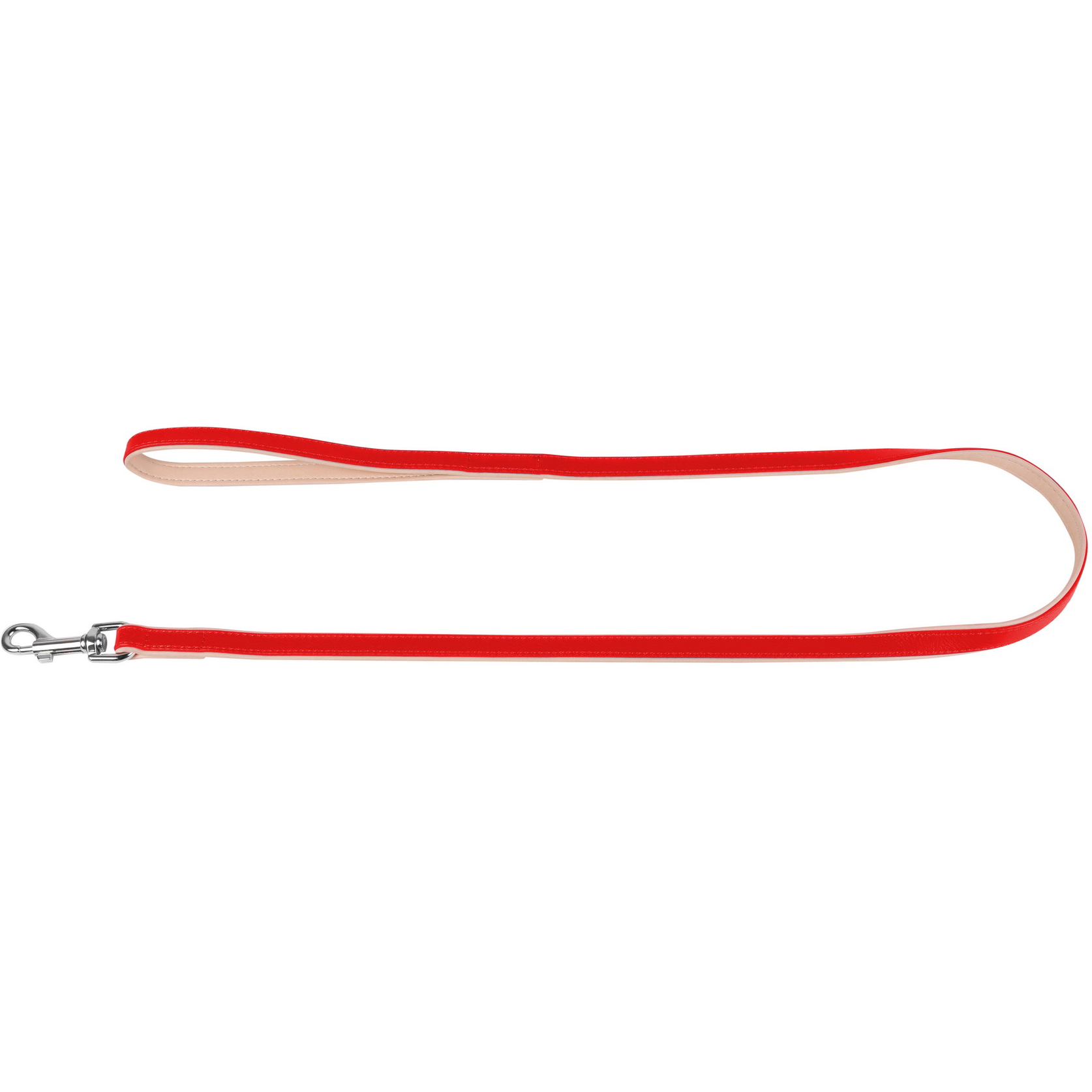 фото Поводок для собак collar brilliance без украшений 13 мм красный
