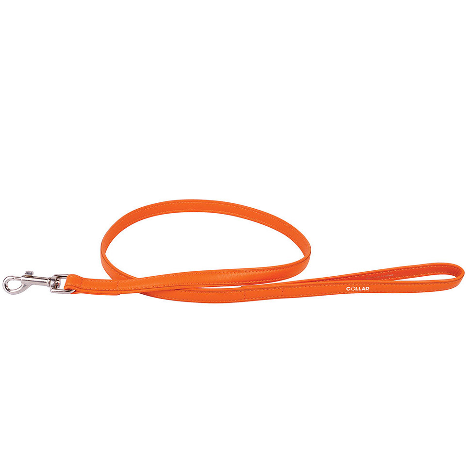 фото Поводок для собак collar glamour 122 см 12 мм оранжевый