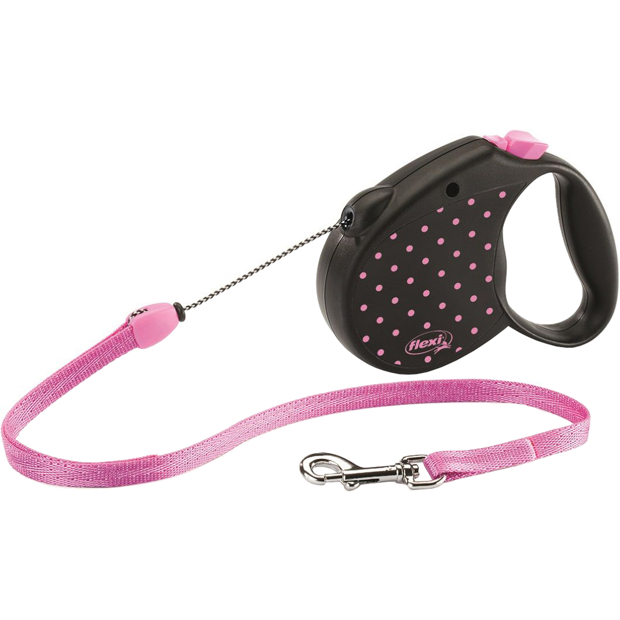 фото Рулетка для собак flexi color s розовая