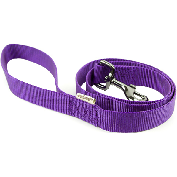Поводок для собак GREAT&SMALL 10x1200мм Фиолетовый, размер для всех пород 210641 - фото 1