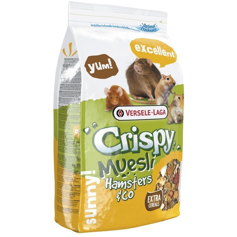 Корм VERSELE-LAGA Crispy Muesli Hamster & Co для хомяков 1 кг - фото 2