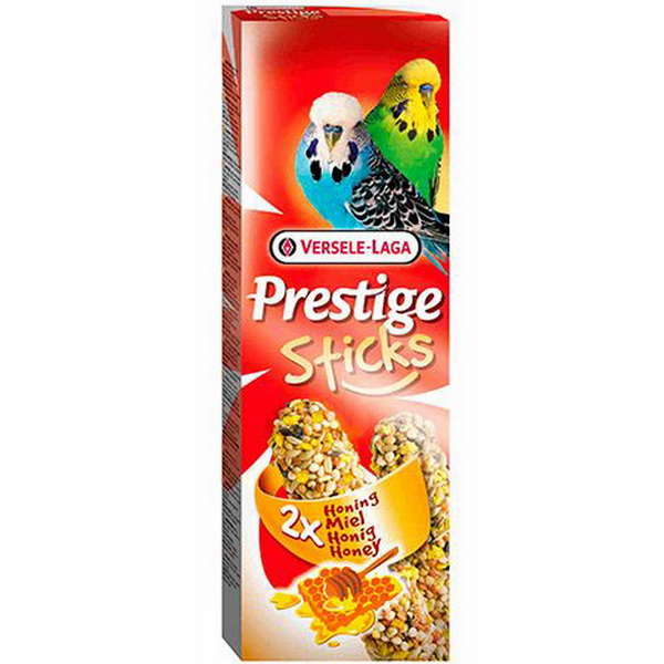 Лакомство VERSELE-LAGA Prestige для волнистых попугаев с медом 60, размер 2,5x6,5x20 см