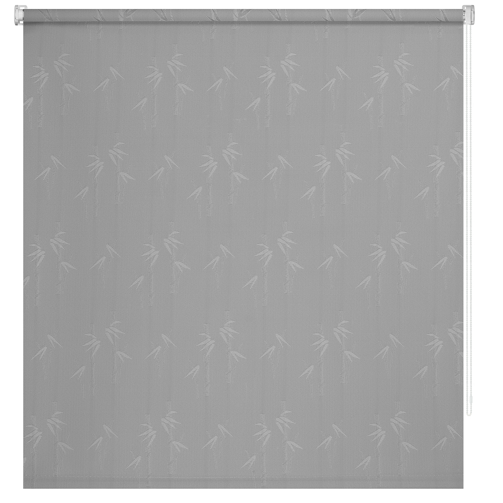 Миниролл Decofest Бамбук Серый 120x160 см, цвет серебристый, размер 160х120 - фото 1