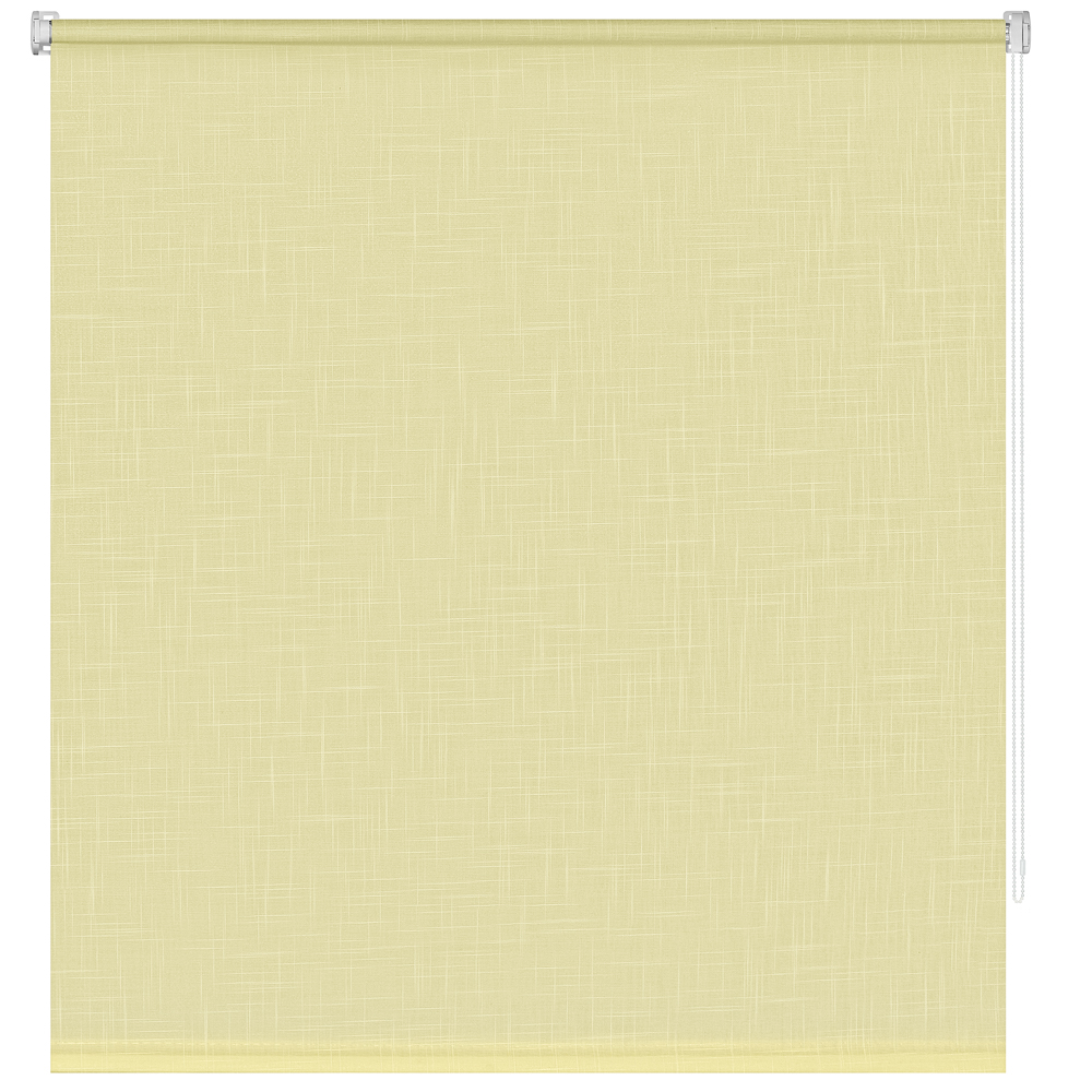 Штора рулонная Decofest Шантунг Лимонный 140x175 см шторы интерьерные altali штора с рисунком golden