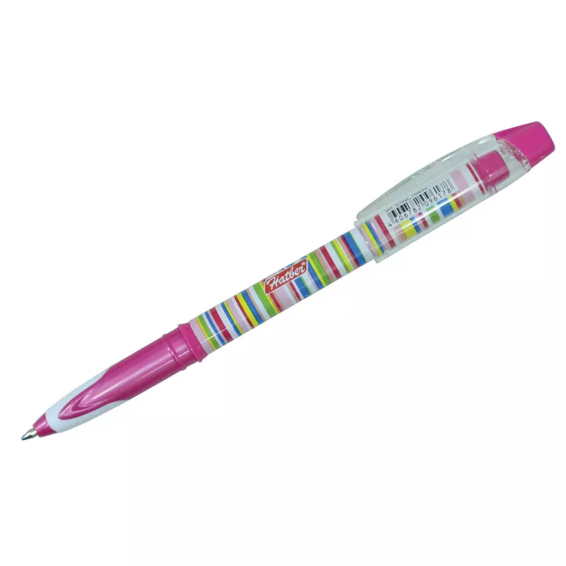 

Ручка гелевая Hatber синяя, Мультиколор