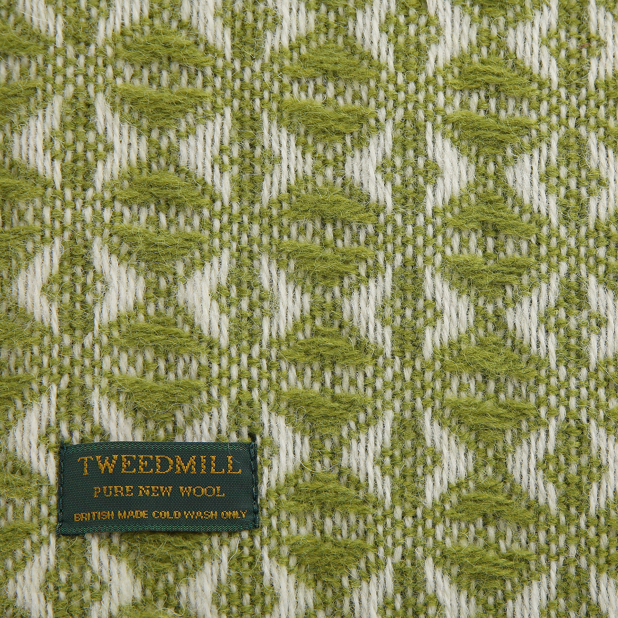 фото Плед tweedmill cob weave 150x200 cosy green