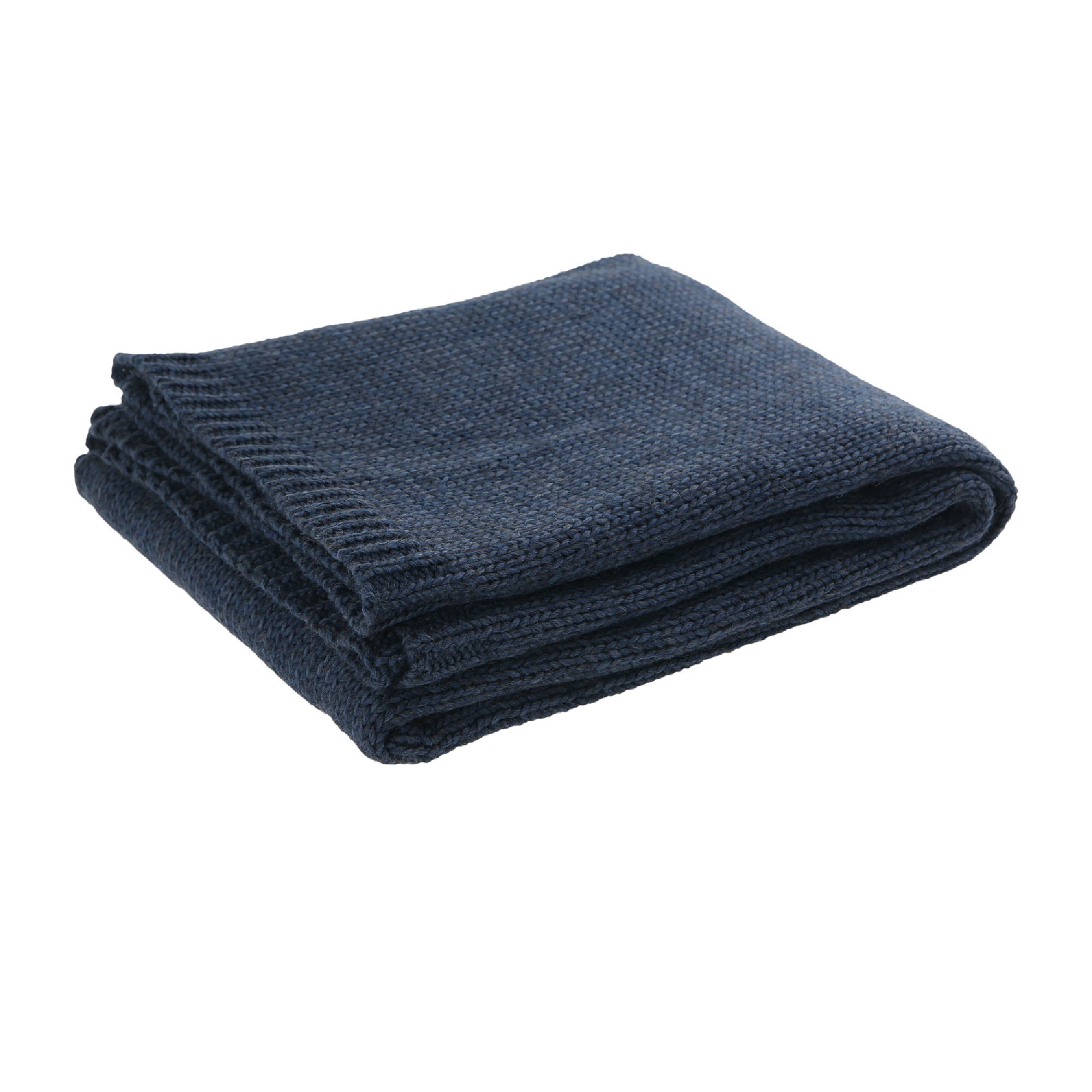 

Плед вязаный 130x180 blue slate Tweedmill