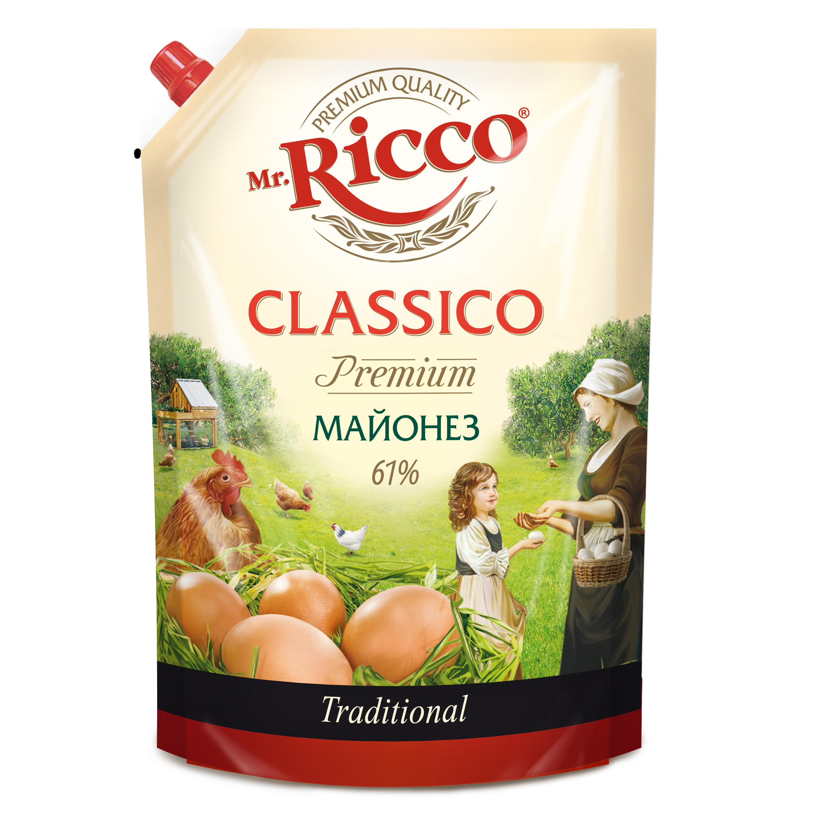 Майонез Mr. Ricco Organic Classico 67% 390 мл