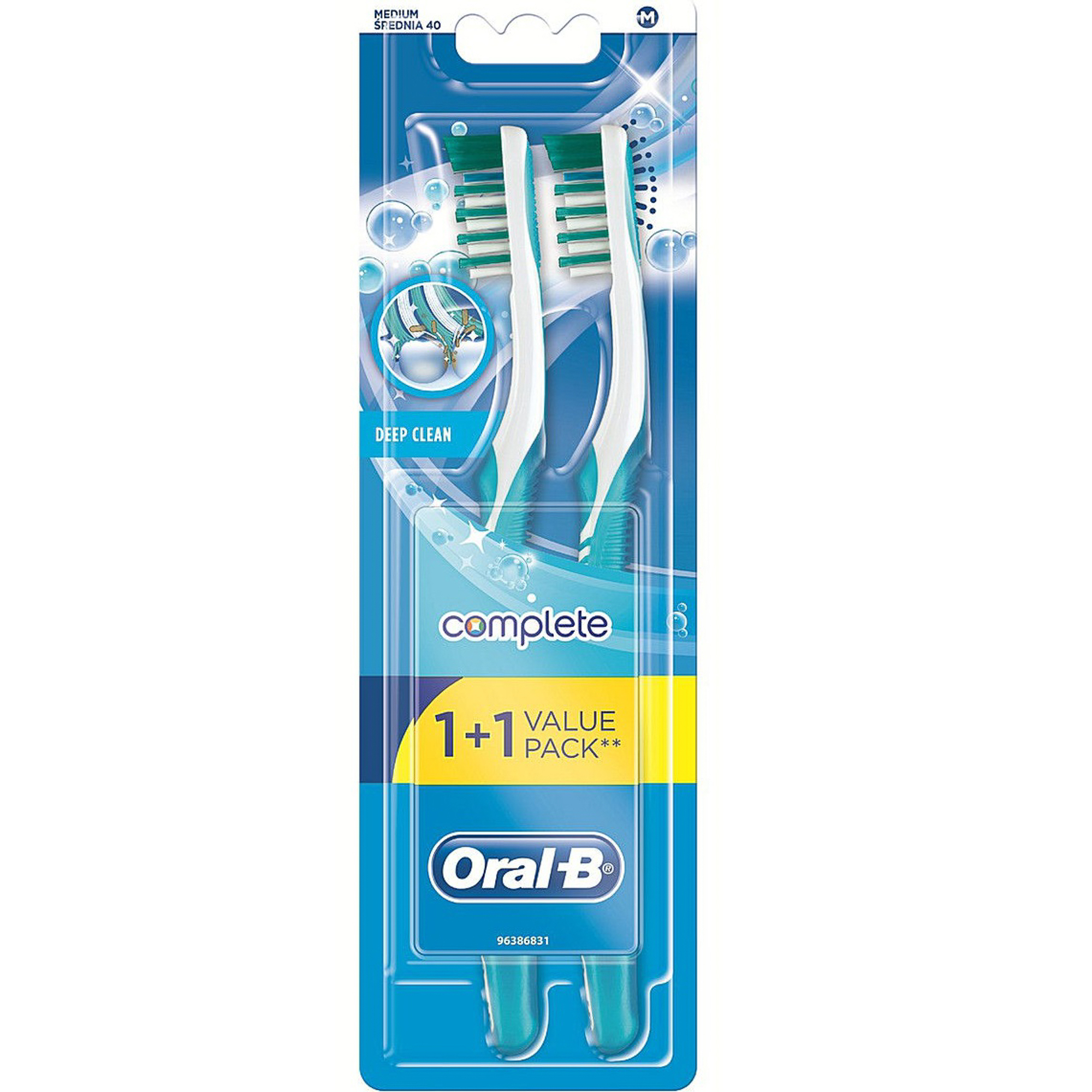 Зубная щетка Oral-B Комплекс пятисторонняя чистка 40 2шт