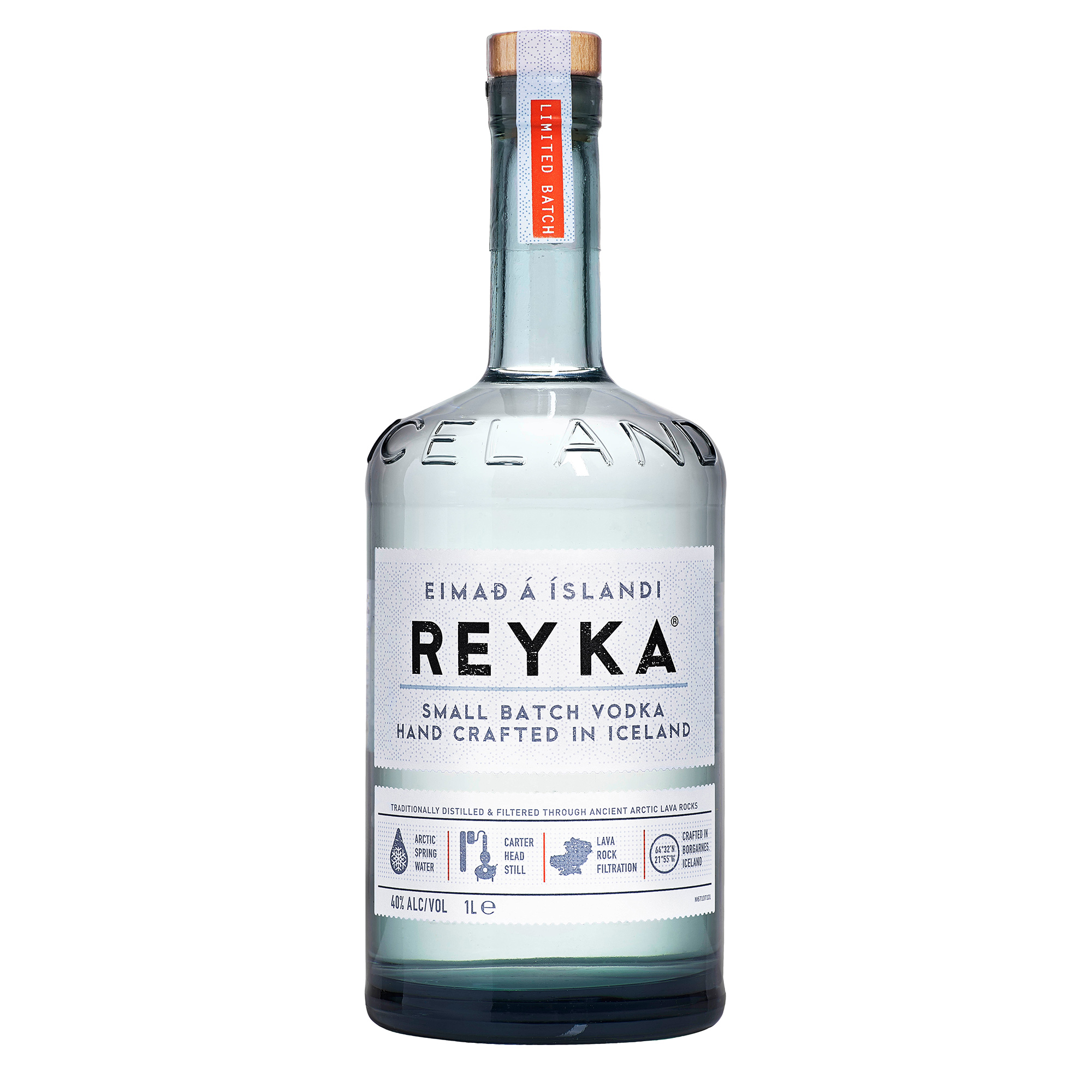 фото Водка reyka small batch vodka 1 л