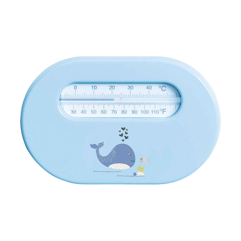 фото Термометр bebe jou для комнаты голубой китенок