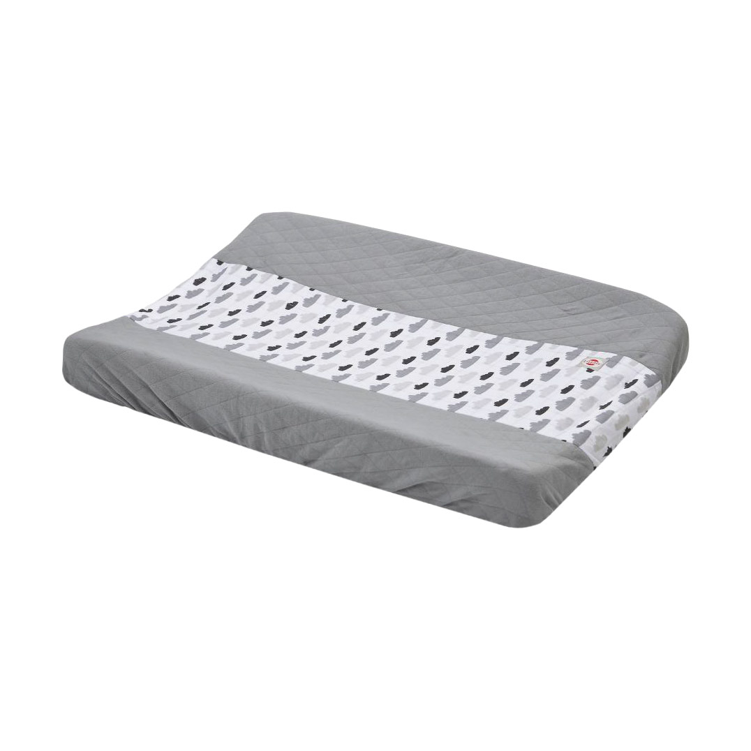 фото Чехол на матрасик lodger для пеленания cotton quilt grey