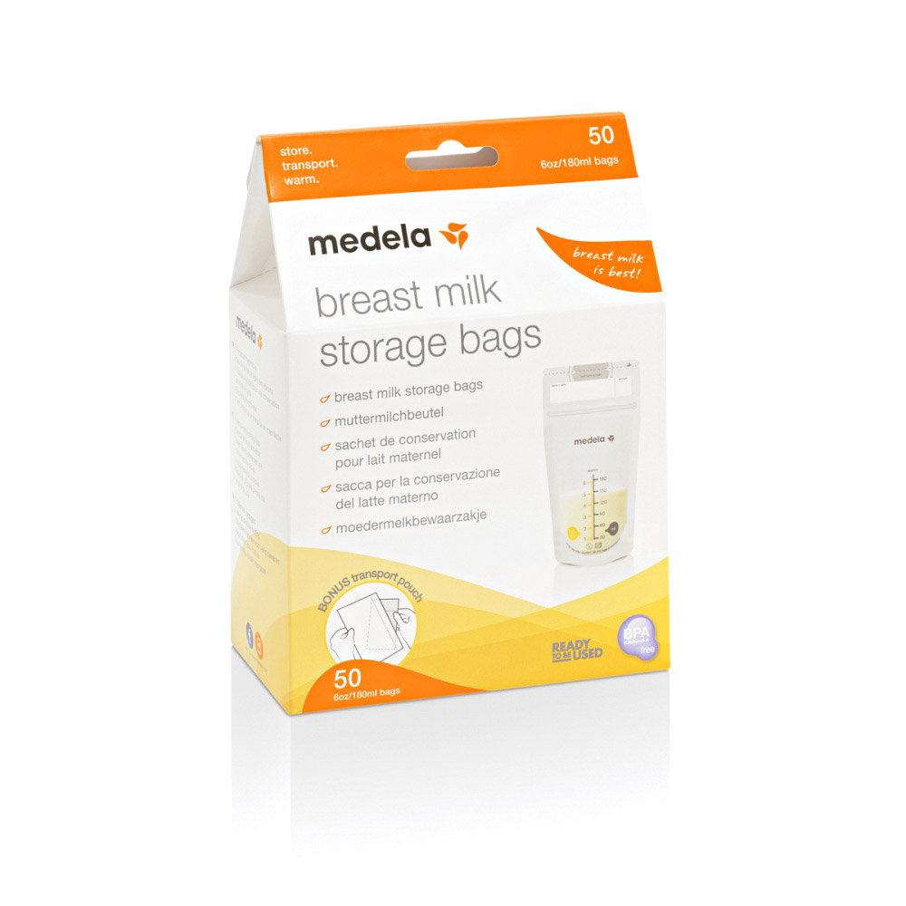 фото Пакеты для хранения грудного молока medela одноразовые breast milk storage bags 50 шт