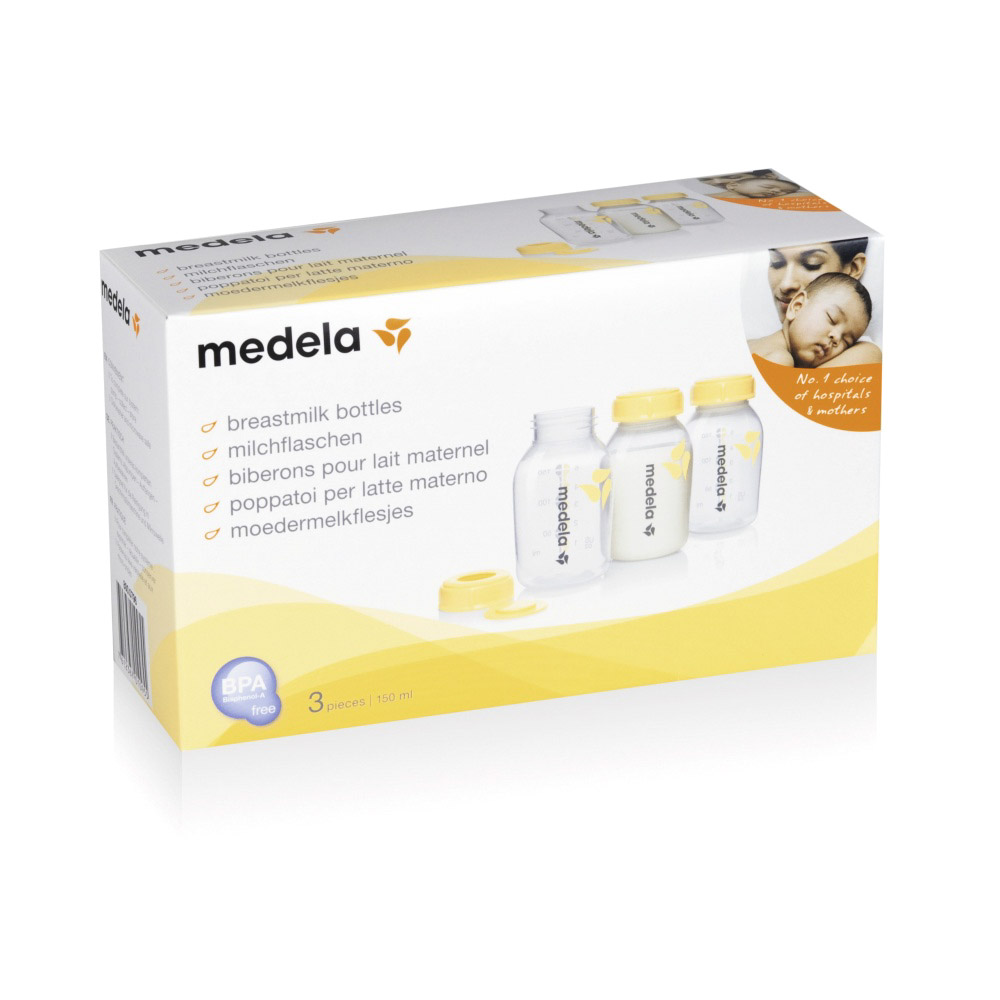 фото Набор бутылочек-контейнеров medela для грудного молока 150 мл