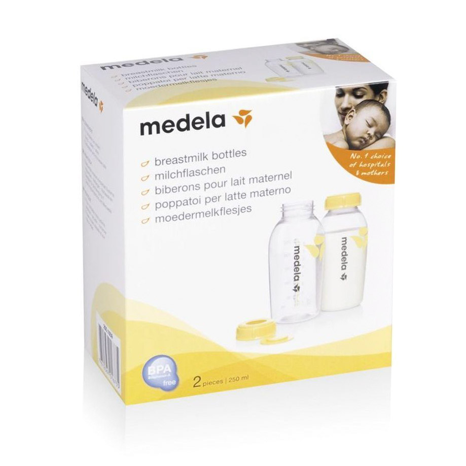 фото Набор бутылочек-контейнеров medela для грудного молока 250 мл