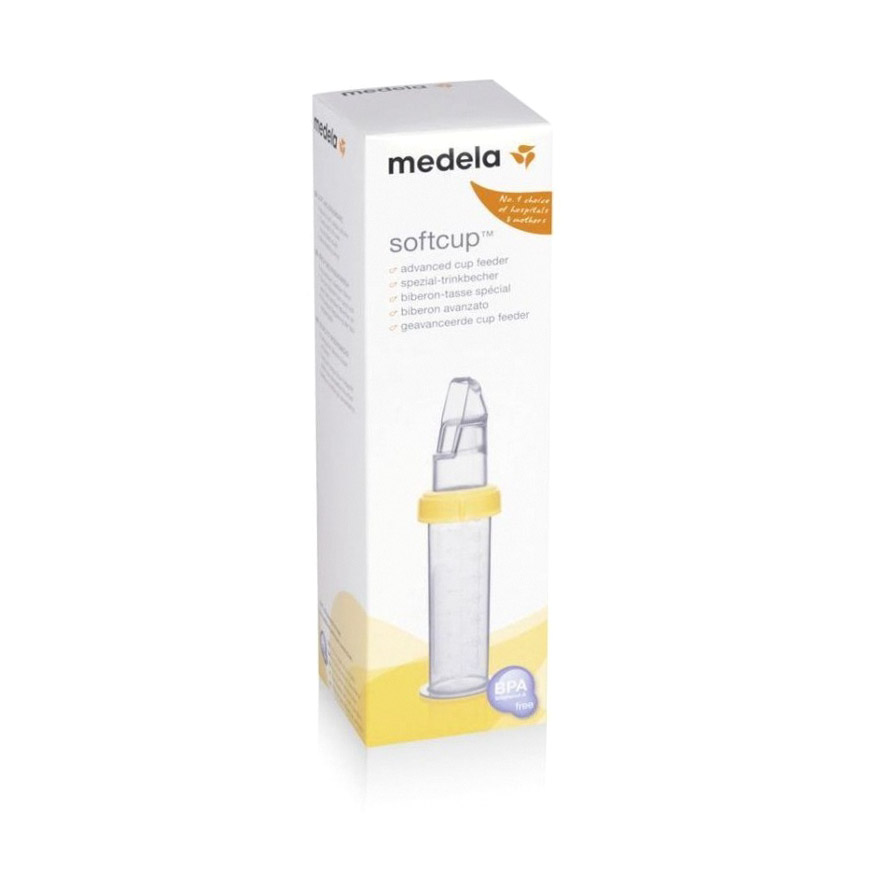 фото Поильник medela с соской мягкая ложечка для докорма с рождения 80 мл