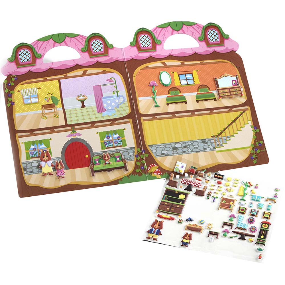 фото Игровой набор melissa & doug стикеры дом хомячка