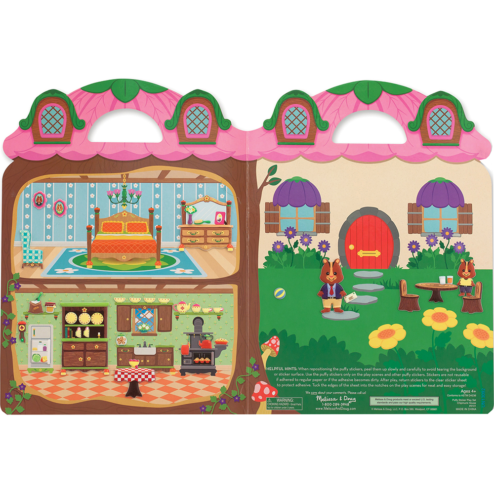 фото Игровой набор melissa & doug стикеры дом хомячка