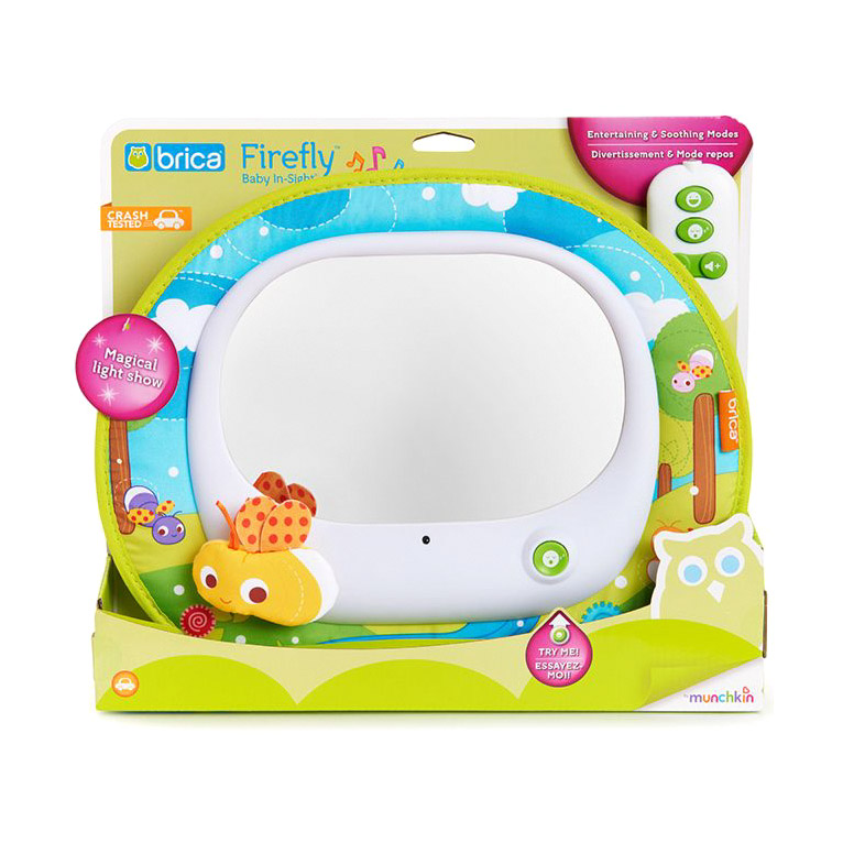 фото Зеркало munchkin для контроля за ребенком в автомобиле firefly™ baby in-sight® mirror