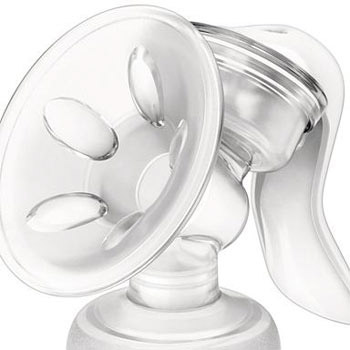 фото Ручной молокоотсос с бутылочкой philips avent natural scf330/20