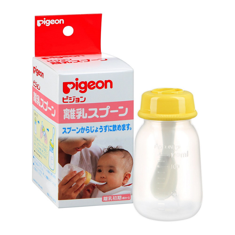 фото Набор pigeon бутылочка с ложечкой с 3-х месяцев 120 мл