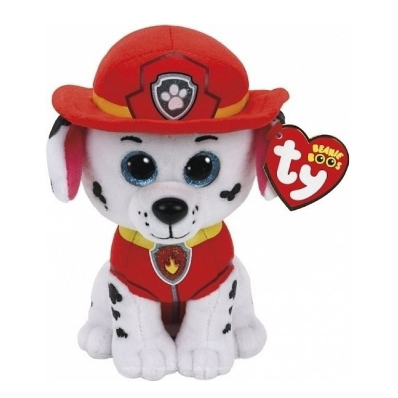 фото Мягкая игрушка ty beanie babies собачка маршал 15см