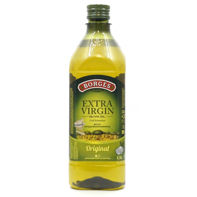 Масло оливковое BORGES Extra Virgin 1,3 л - фото 1