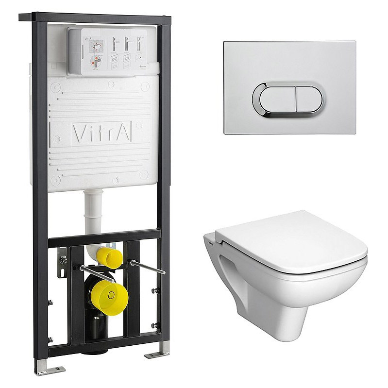 

Унитаз с инсталляцией Vitra S20, Белый