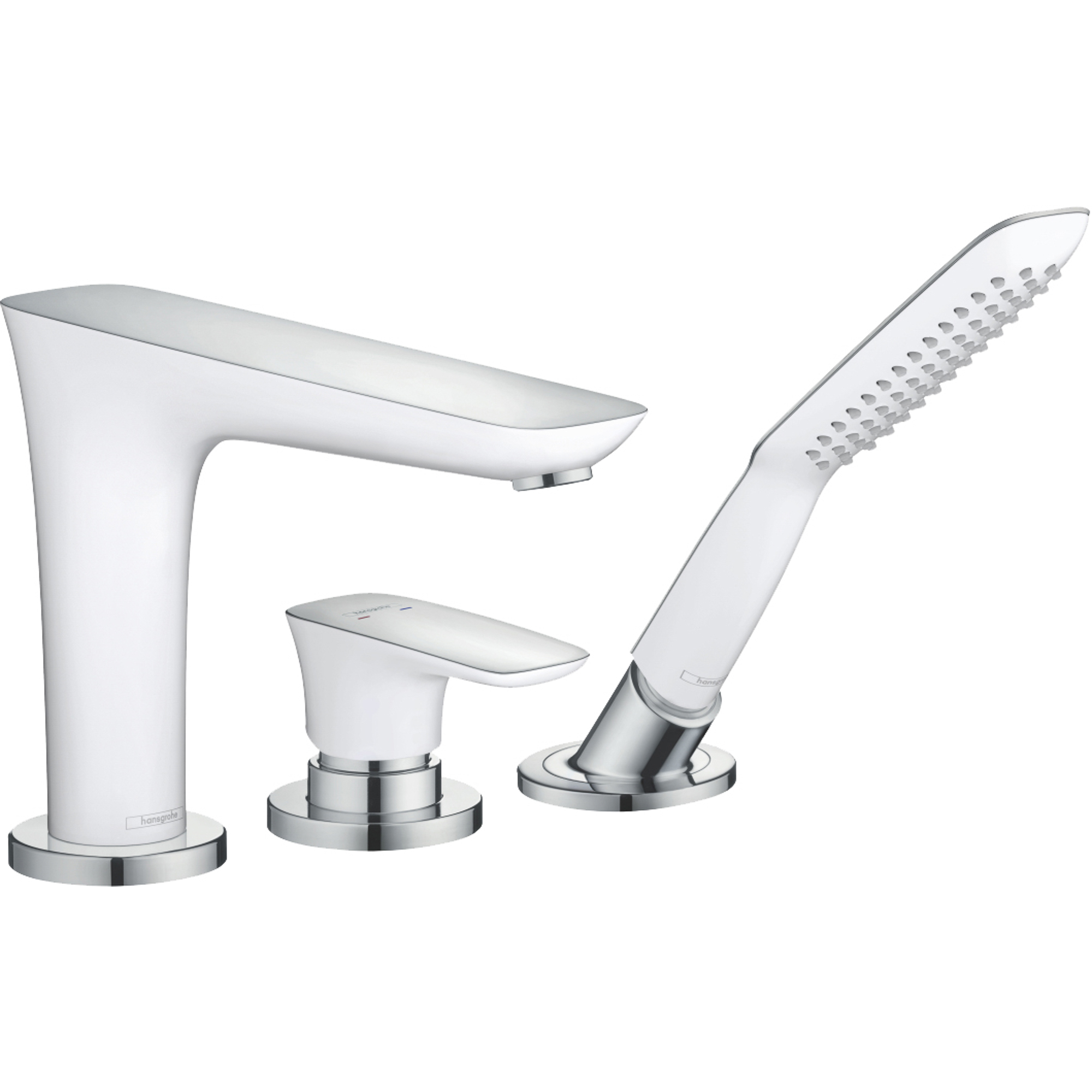 

Смеситель для ванны Hansgrohe PuraVida 15432400, Хром / белый