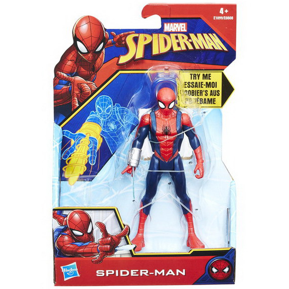 фото Фигурка spider-man с интерактивным аксессуаром, 15 см hasbro