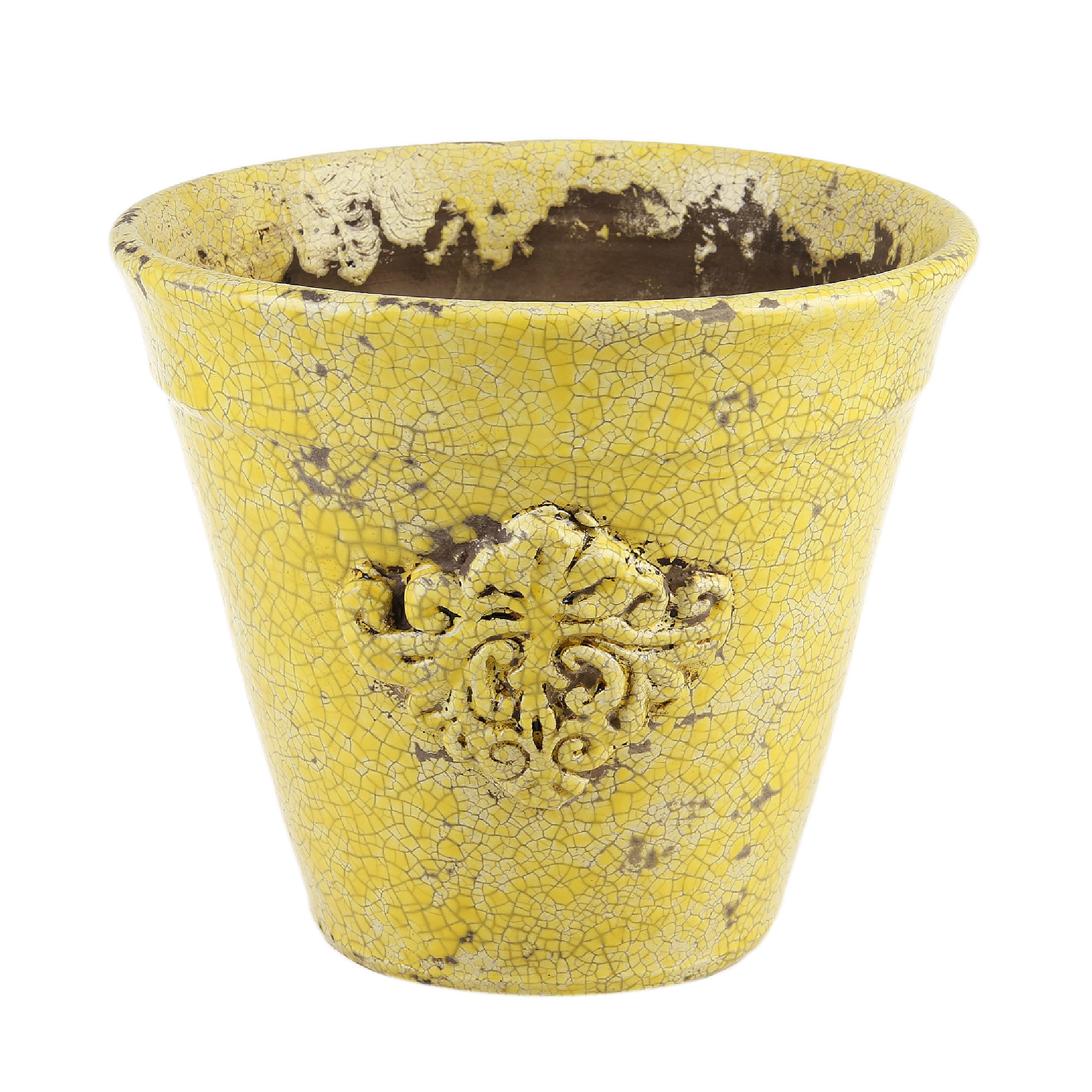 

Кашпо Santos Santos Keller 30 см yellow