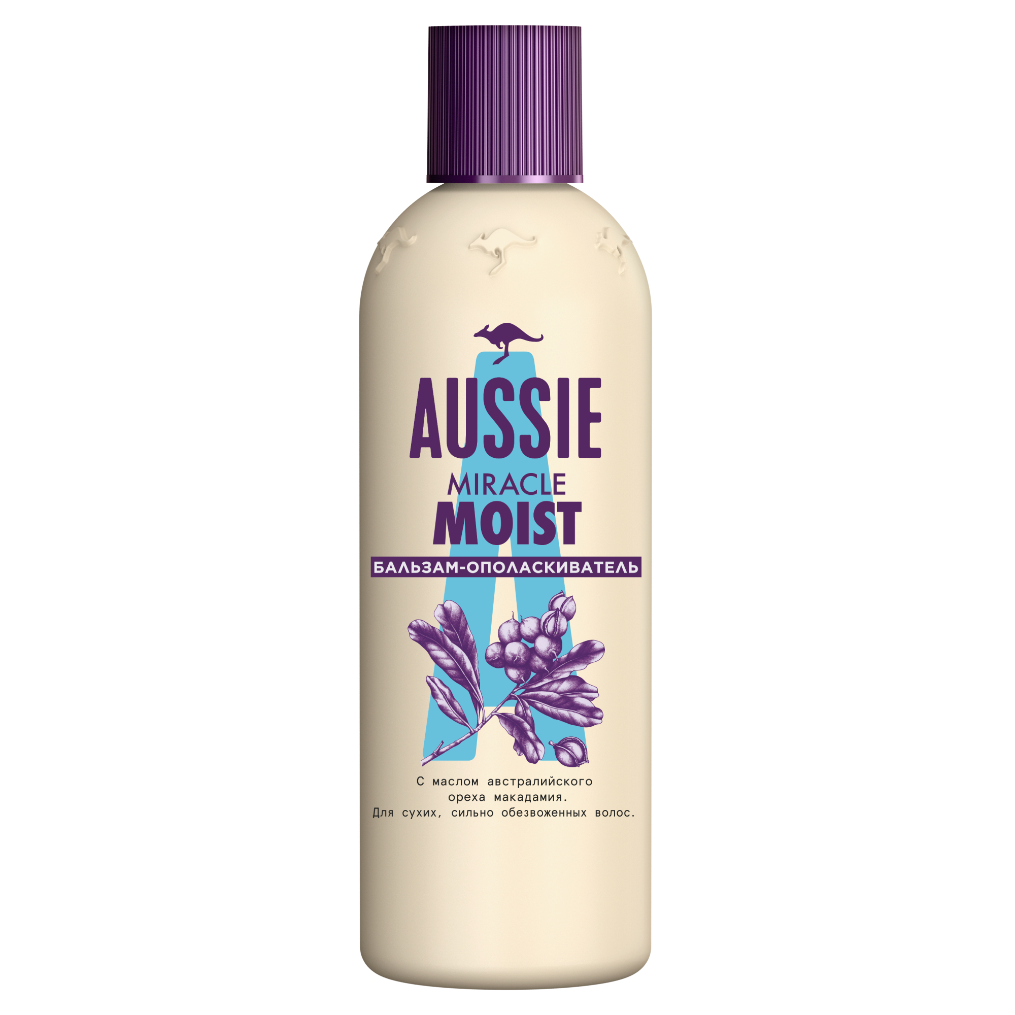 Бальзам-ополаскиватель Aussie Miracle Moist для сухих и поврежденных волос 90 мл