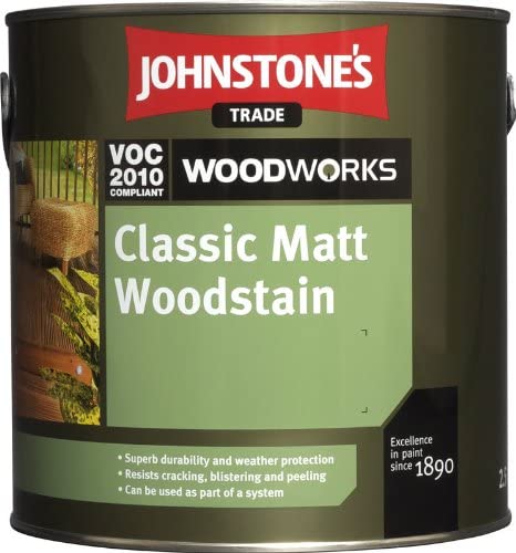 фото Пропитка johnstones matt woodstain эбеновое дерево 2.5 л