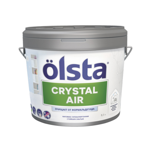 фото Краска olsta crystal air база а 2,7 л