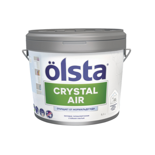 фото Краска olsta crystal air база а 9 л