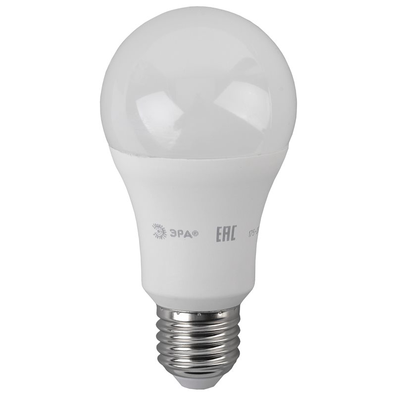 фото Лампа эра led a60-16w-840-e27 eco лон холодный свет