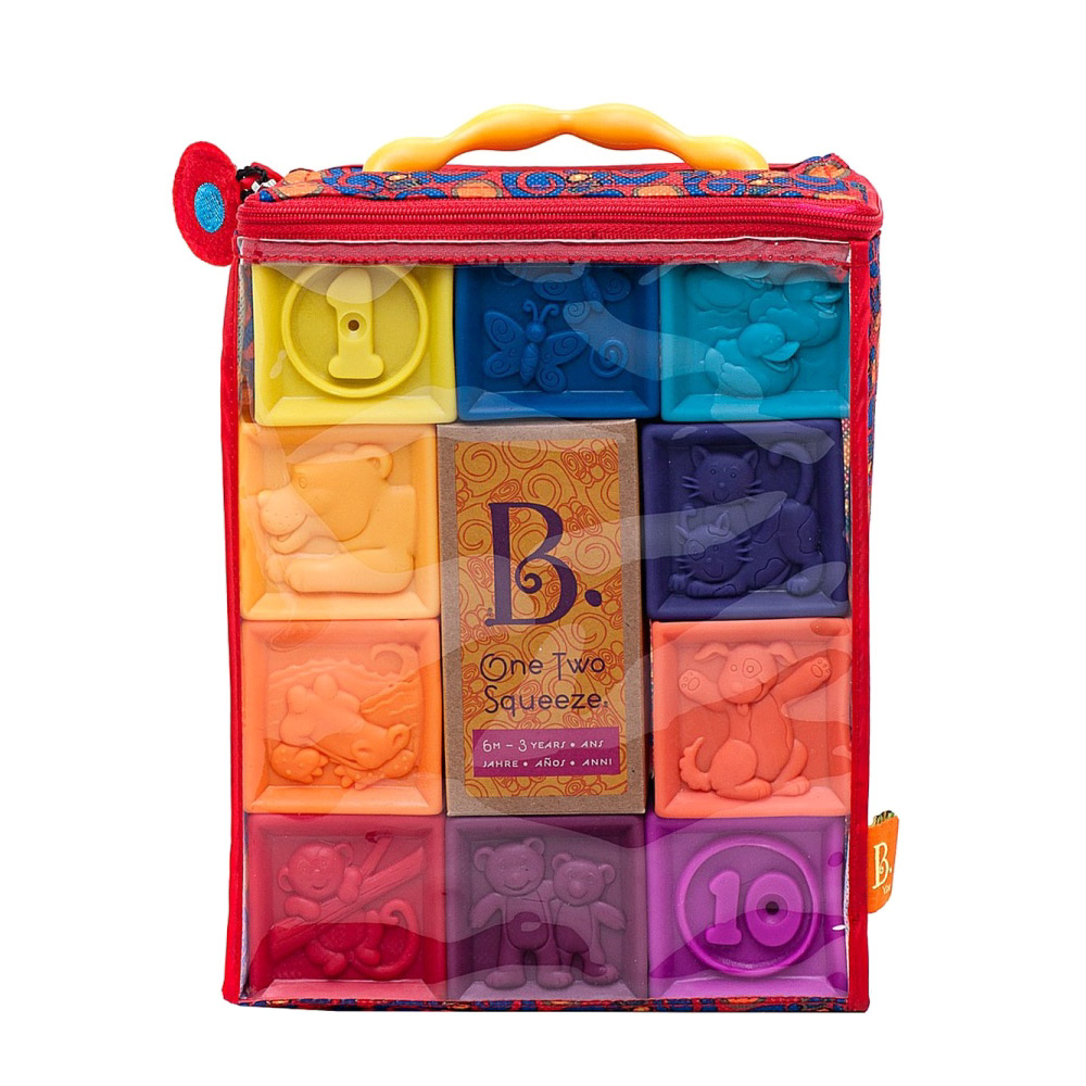 

Кубики мягкие Battat B.Dot, Разноцветный