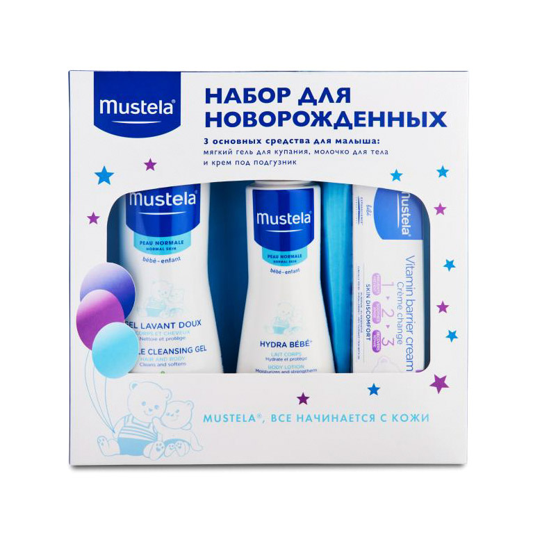 фото Набор подарочный mustela bebe для новорожденных