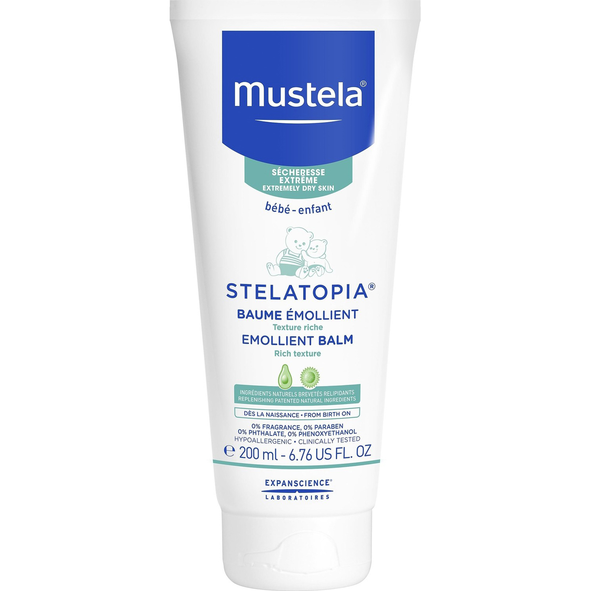 фото Бальзам mustela stelatopia emollient balm 200 мл