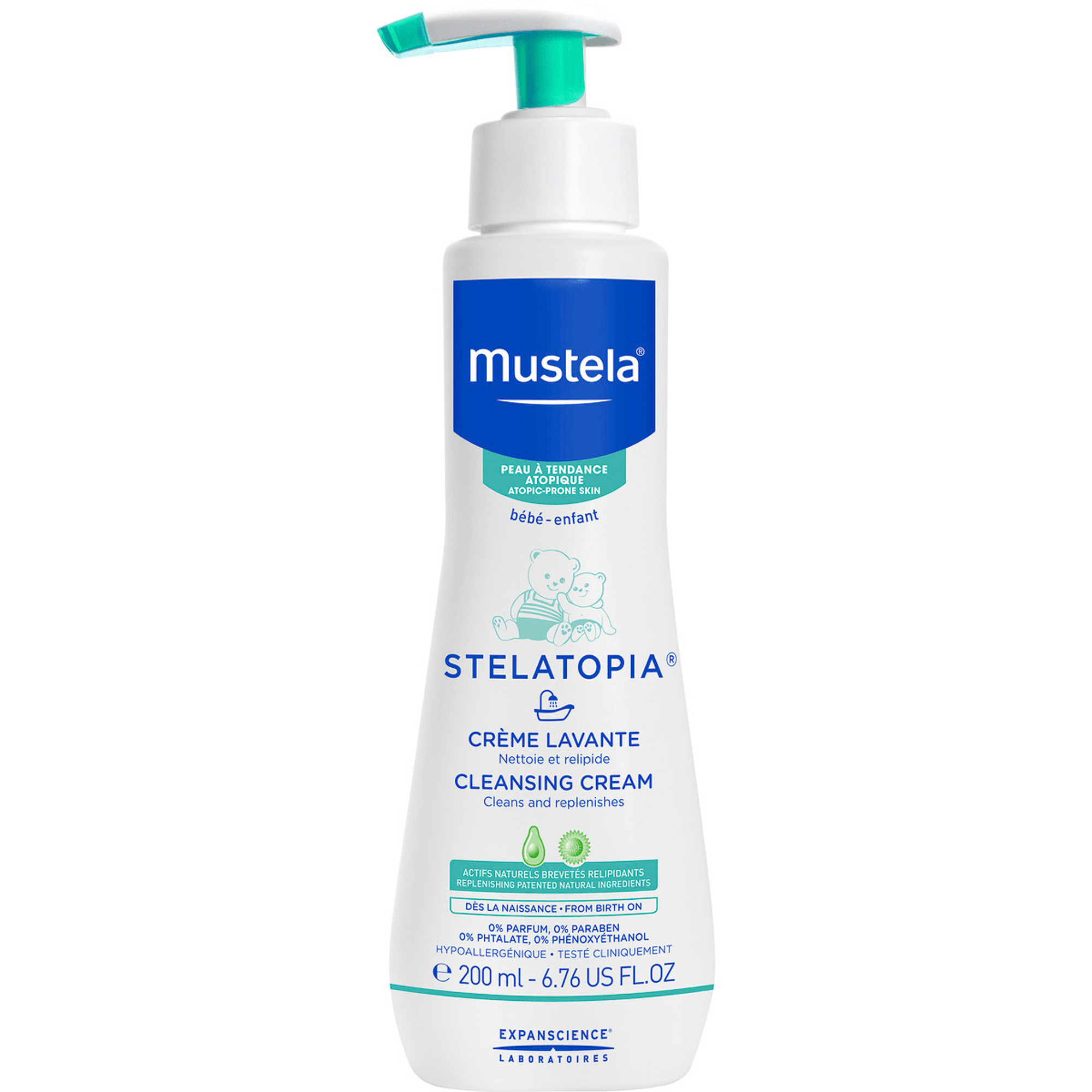 фото Крем для купания mustela cleansing cream 200 мл