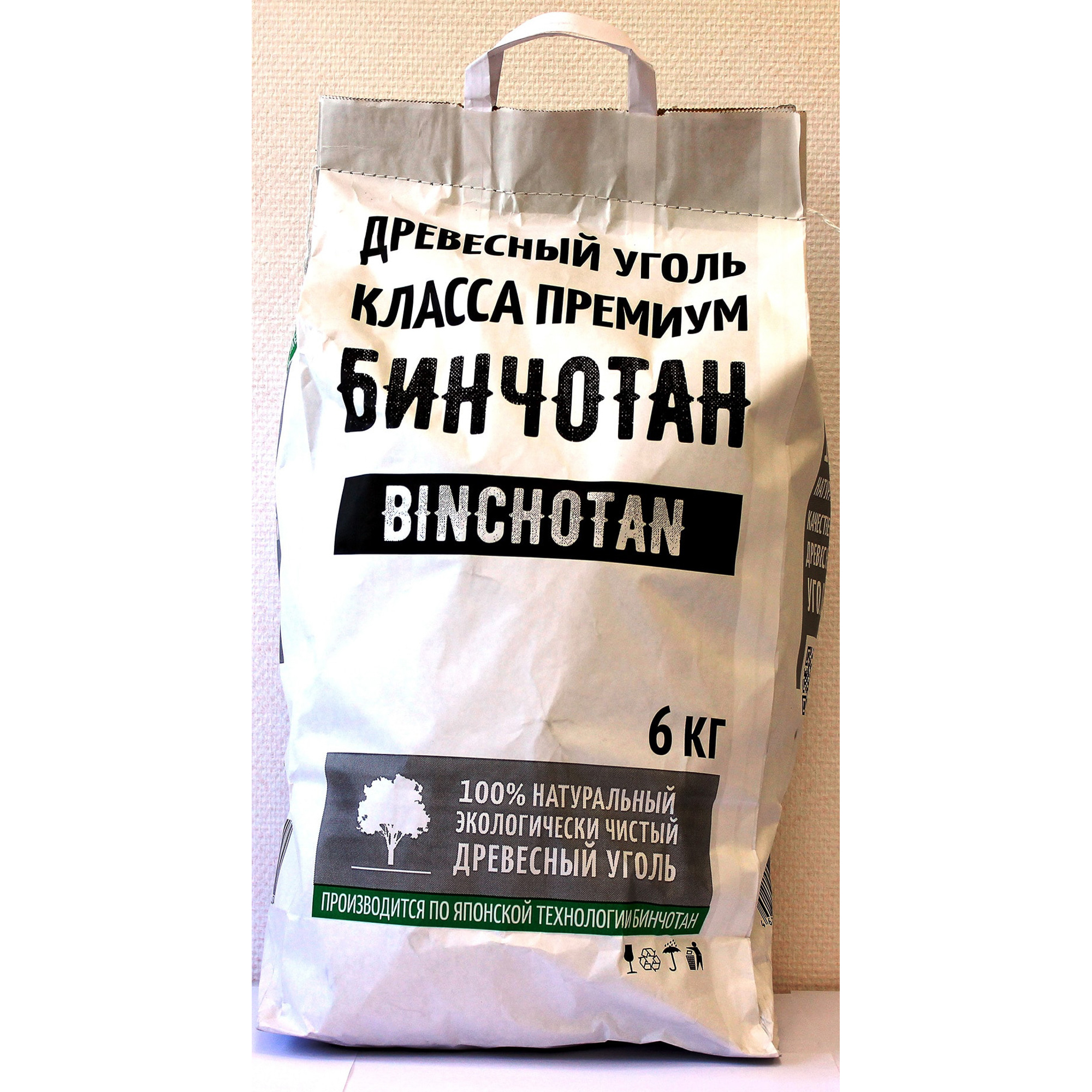 фото Уголь чёрный binchotan 6 кг