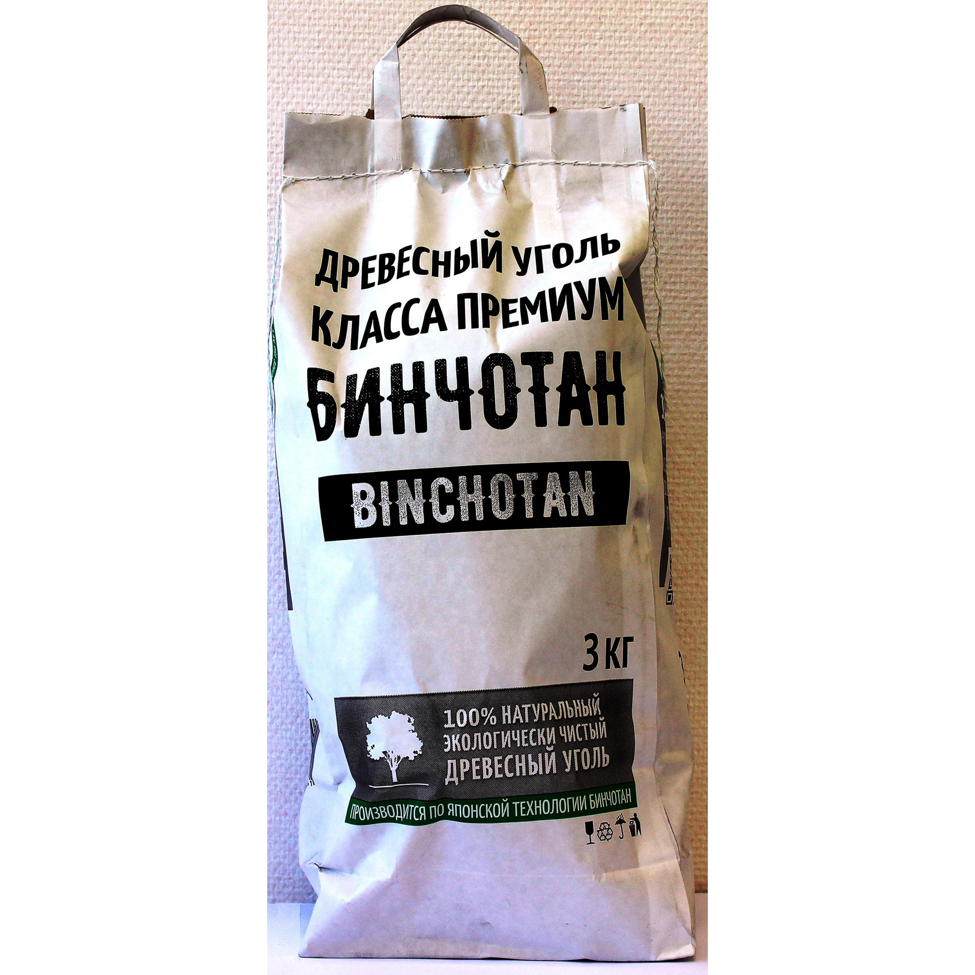 фото Уголь чёрный binchotan 3 кг