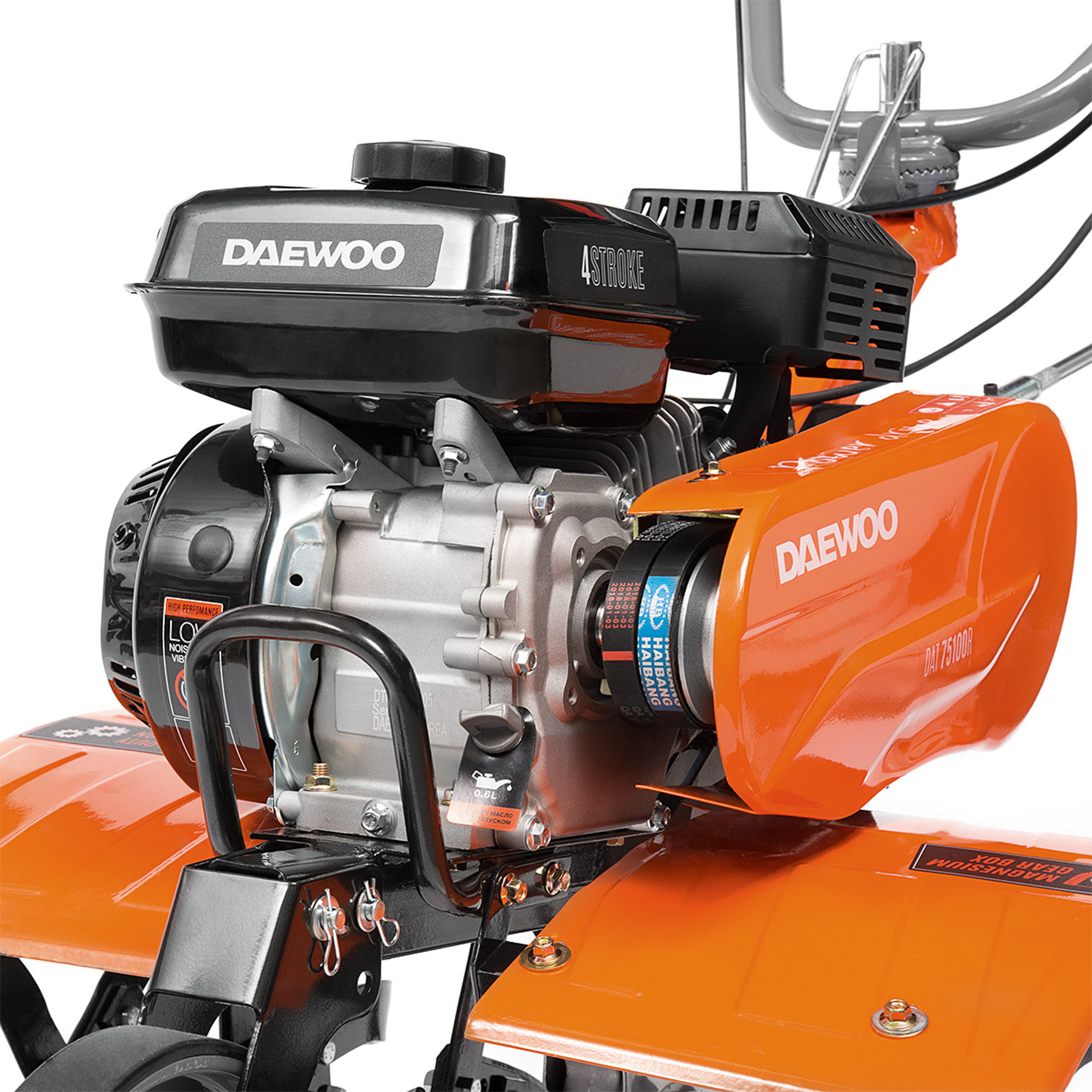 Культиватор Daewoo DAT 75100R, цвет оранжевый - фото 3