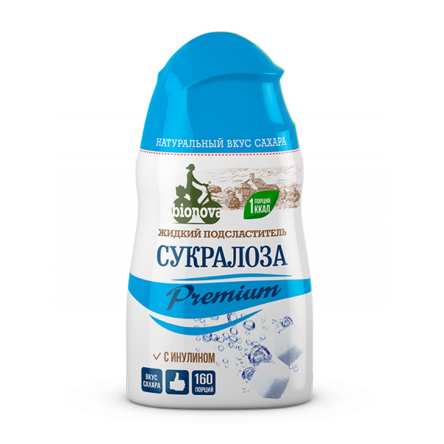 Подсластитель жидкий Bionova Сукралоза Premium 80 г