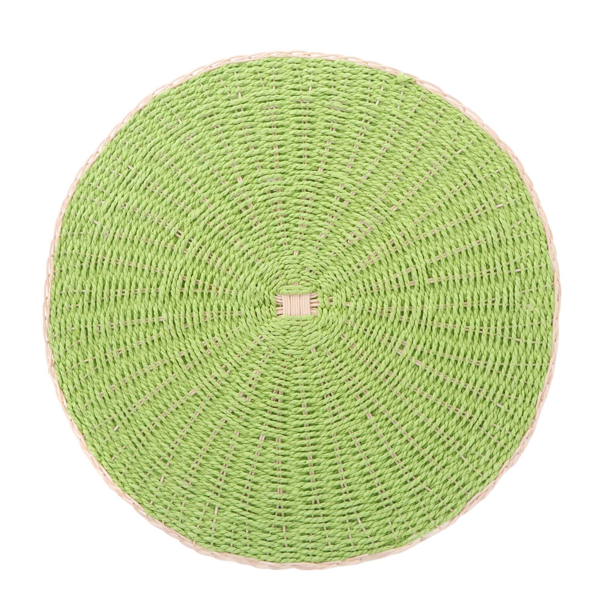 фото Салфетка подстановочная harman "пальмовый лист" зеленая круглая 38 см