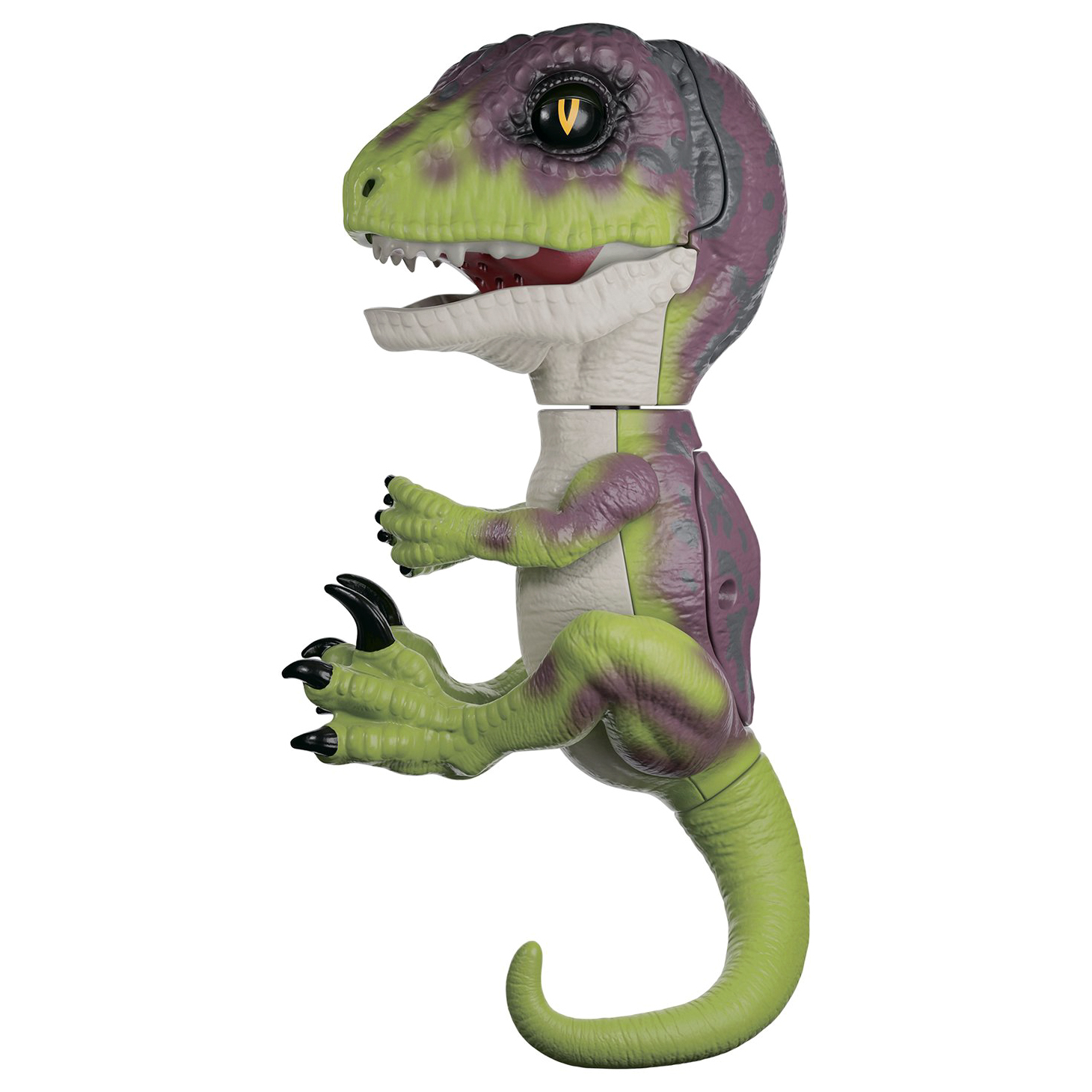 фото Динозавр fingerlings untamed интерактивный dino зеленый с фиолетовым