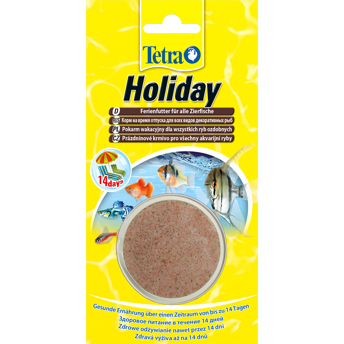 фото Корм для рыб tetra min holiday отпуск 14 дней 30 г