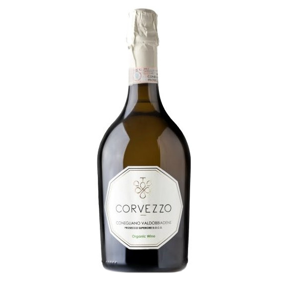 

Вино игристое Corvezzo, Prosecco Brut, Superiore di Conegliano Valdobbiadene DOCG 0,75 л, Светло-желтый