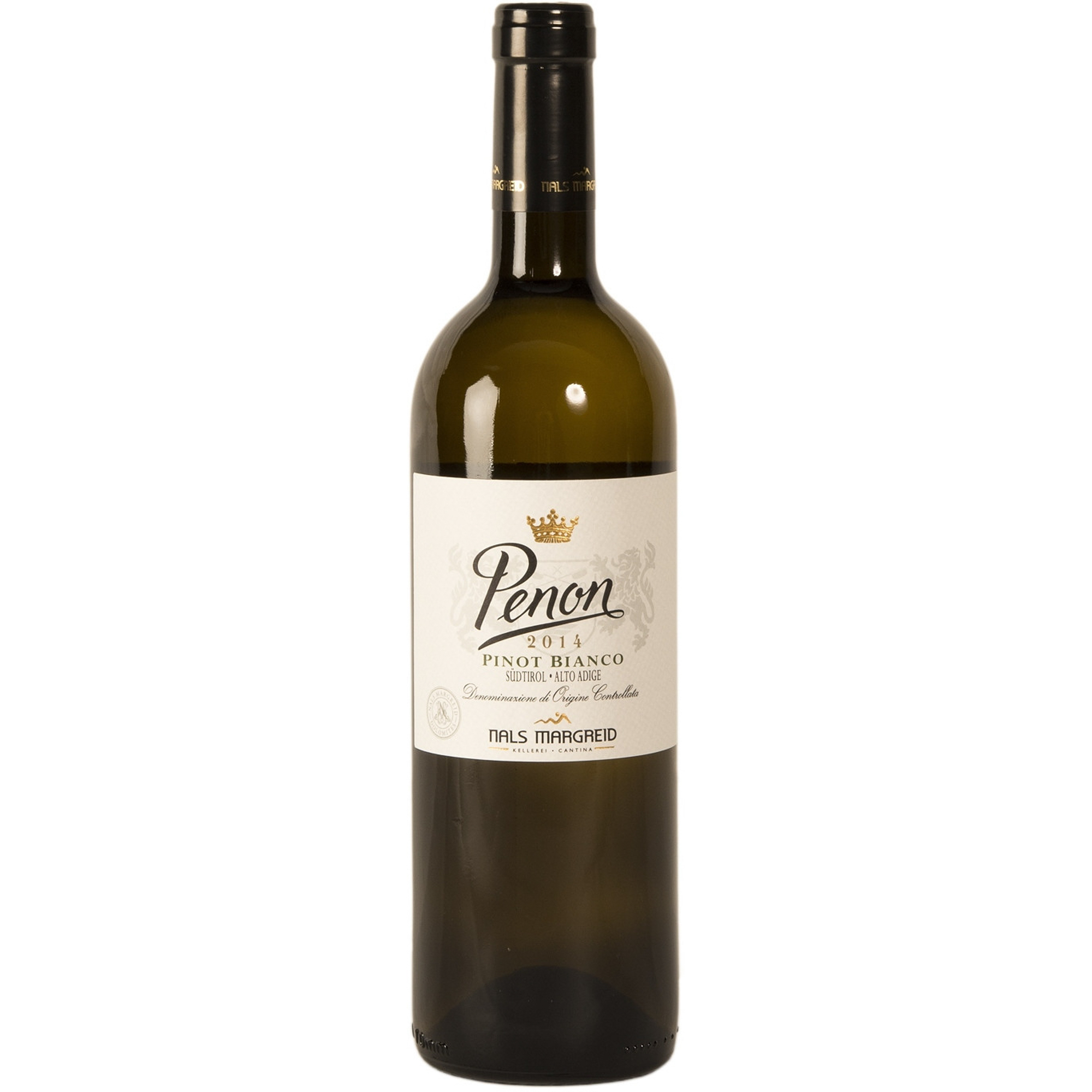 

Вино Nals-Margreid "Penon" Pinot Bianco Sudtirol Alto Adige DOC 0,75 л, Бледно-желтый