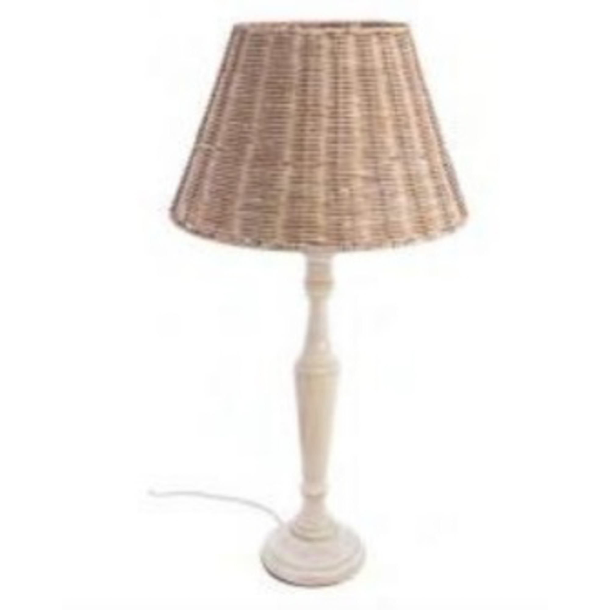 фото Светильник настольный bizzotto deco rattan marrone large 827915